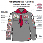 Cub Uniform Insignia Placement