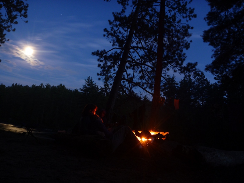 Madawaska River campfire 2010