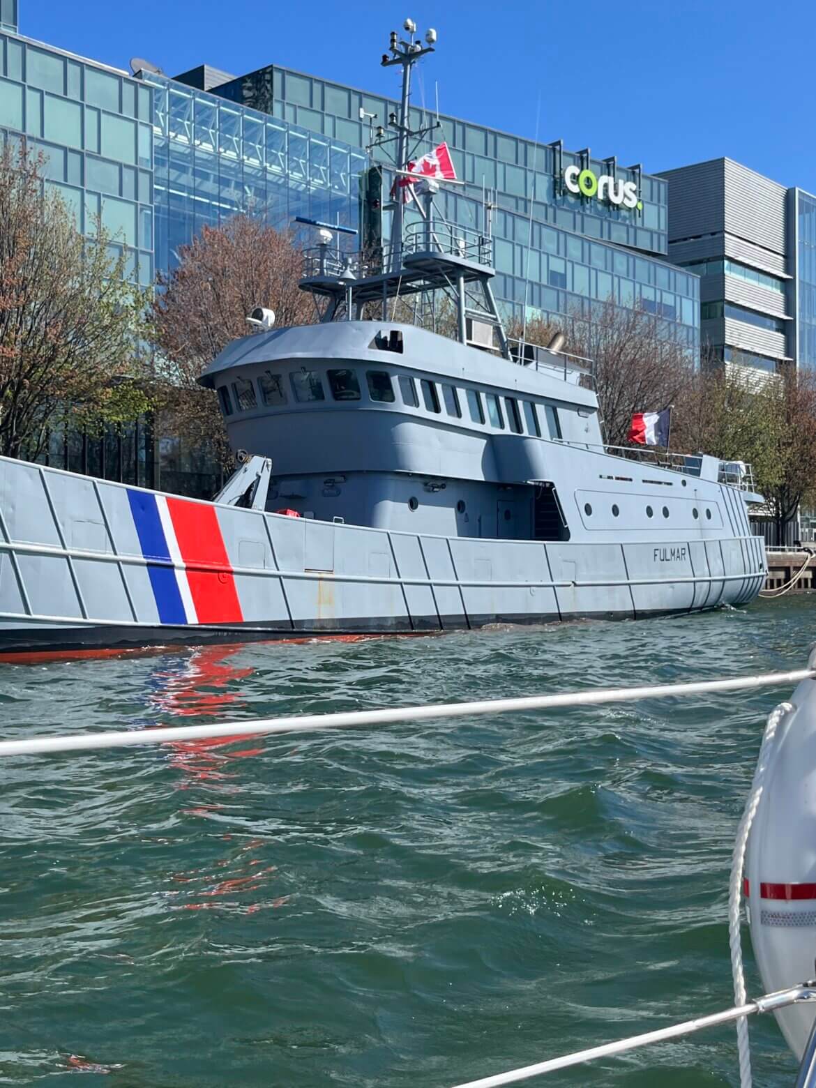 French naval vessel visiting Toronto from St. Pierre-et-Miquelon