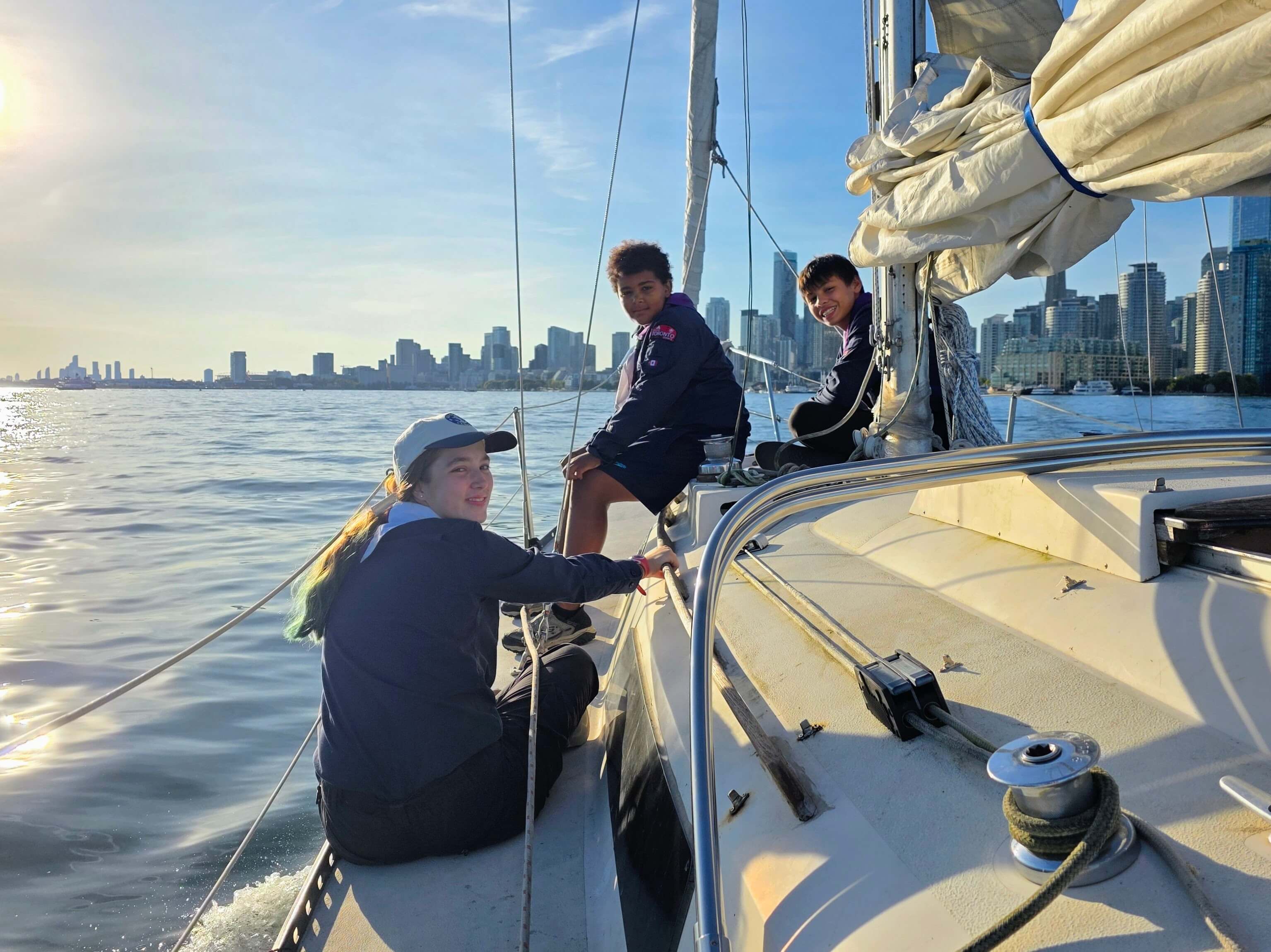 No wind on Friday as we travelled to Port Credit