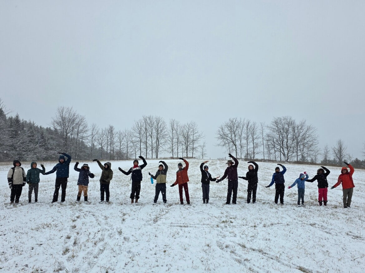 Snow fell on Skyline